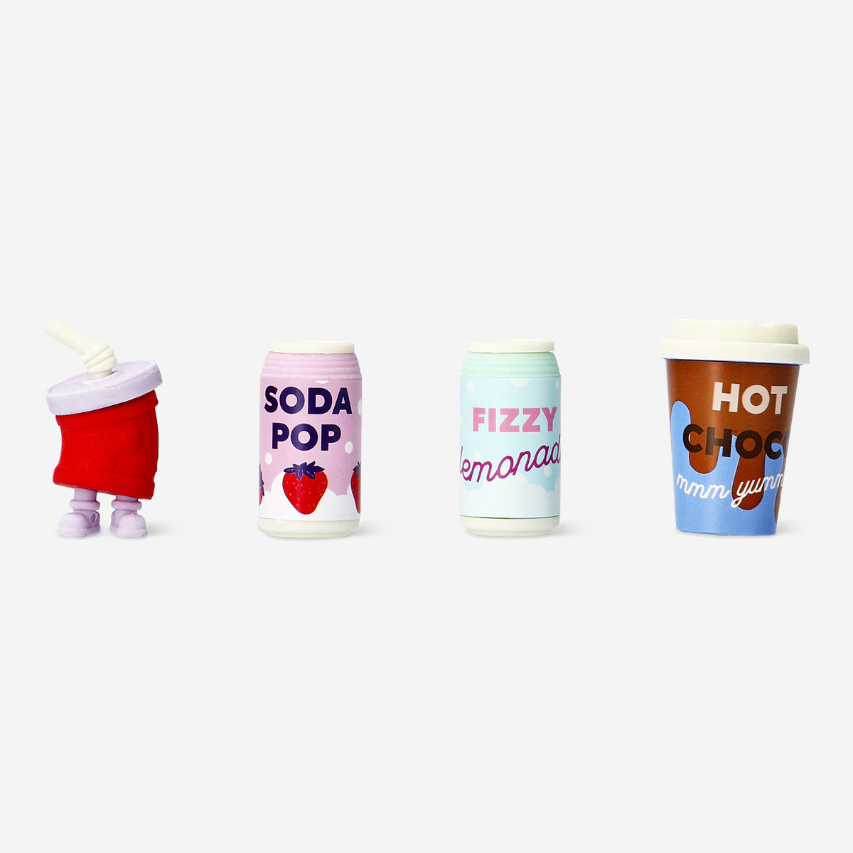 ERASERS FOODIES 4 PCS