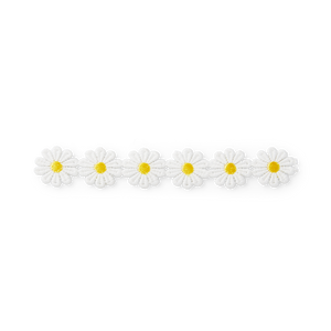 RIBBON FABRIC DAISY SHAPE 2 M