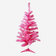 CHRISTMAS TREE 90 CM DARK PINK AND IRIDESCENT