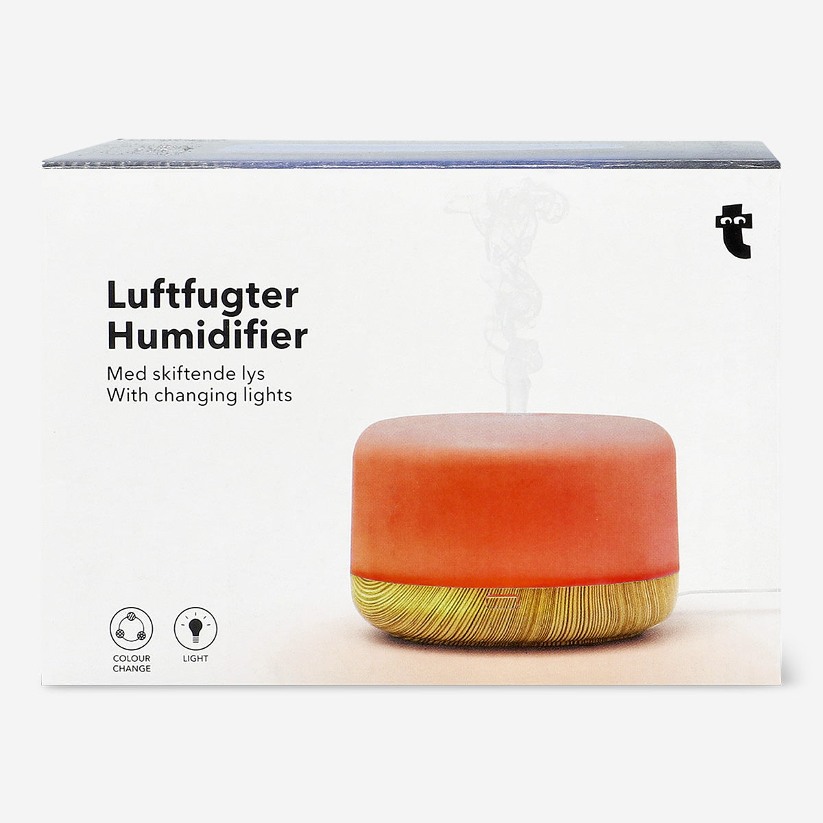 HUMIDIFIER W. USB AND LIGHT MILKY LOOK