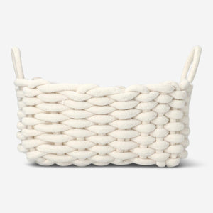 BASKET BRAIDED ROPE 25X13X15 CM