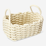 BASKET BRAIDED ROPE 25X13X15 CM