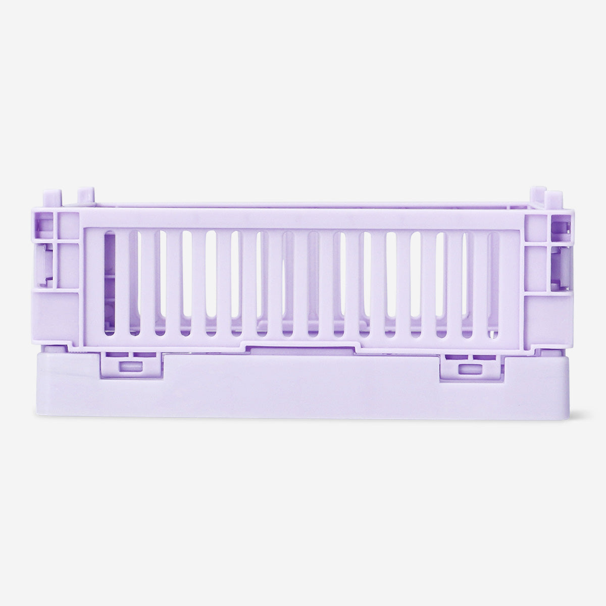 BOX FOLDABLE RECYCLED PP 15X10X5,5 CM PURPLE