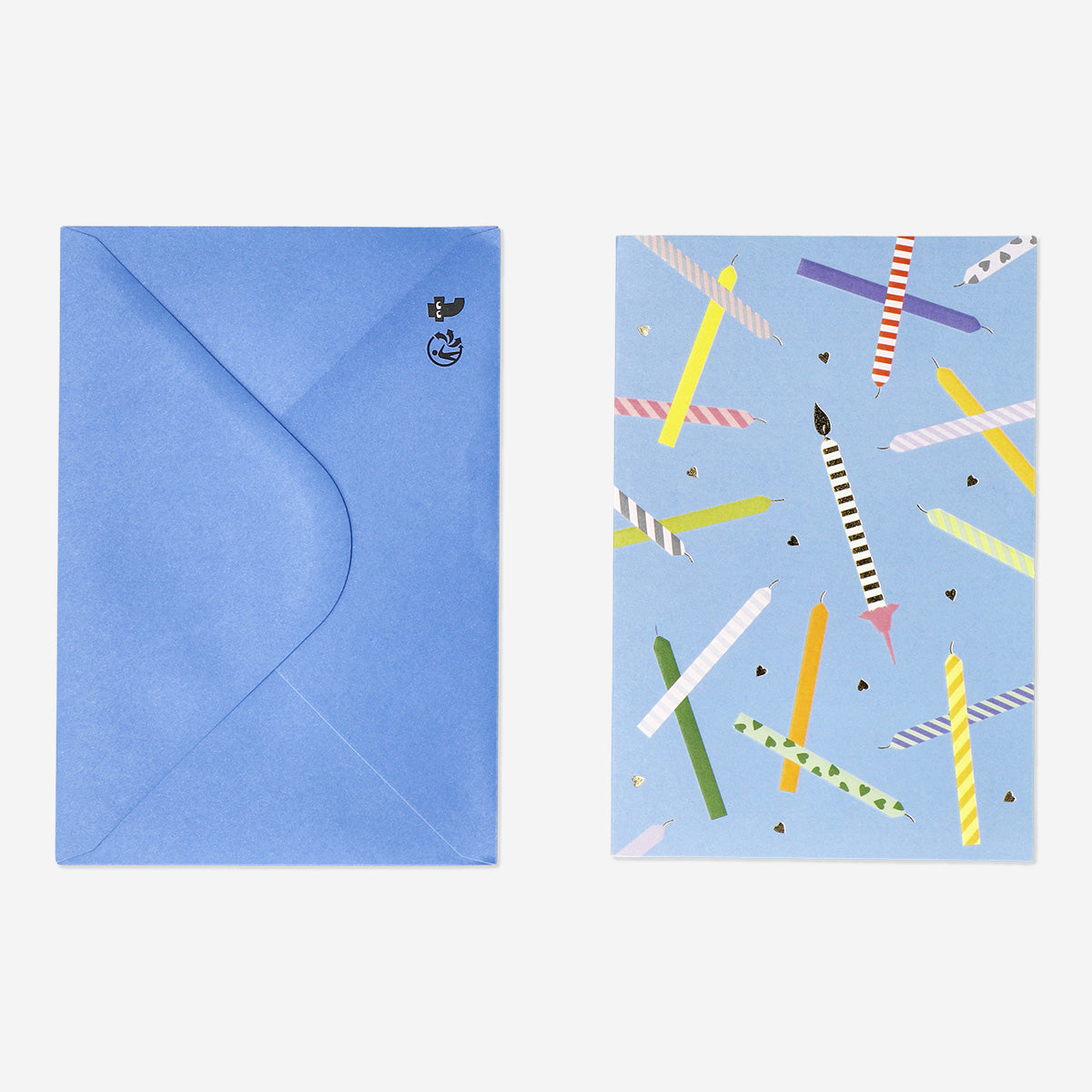 CARD W ENVELOPE PARTY CANDLES