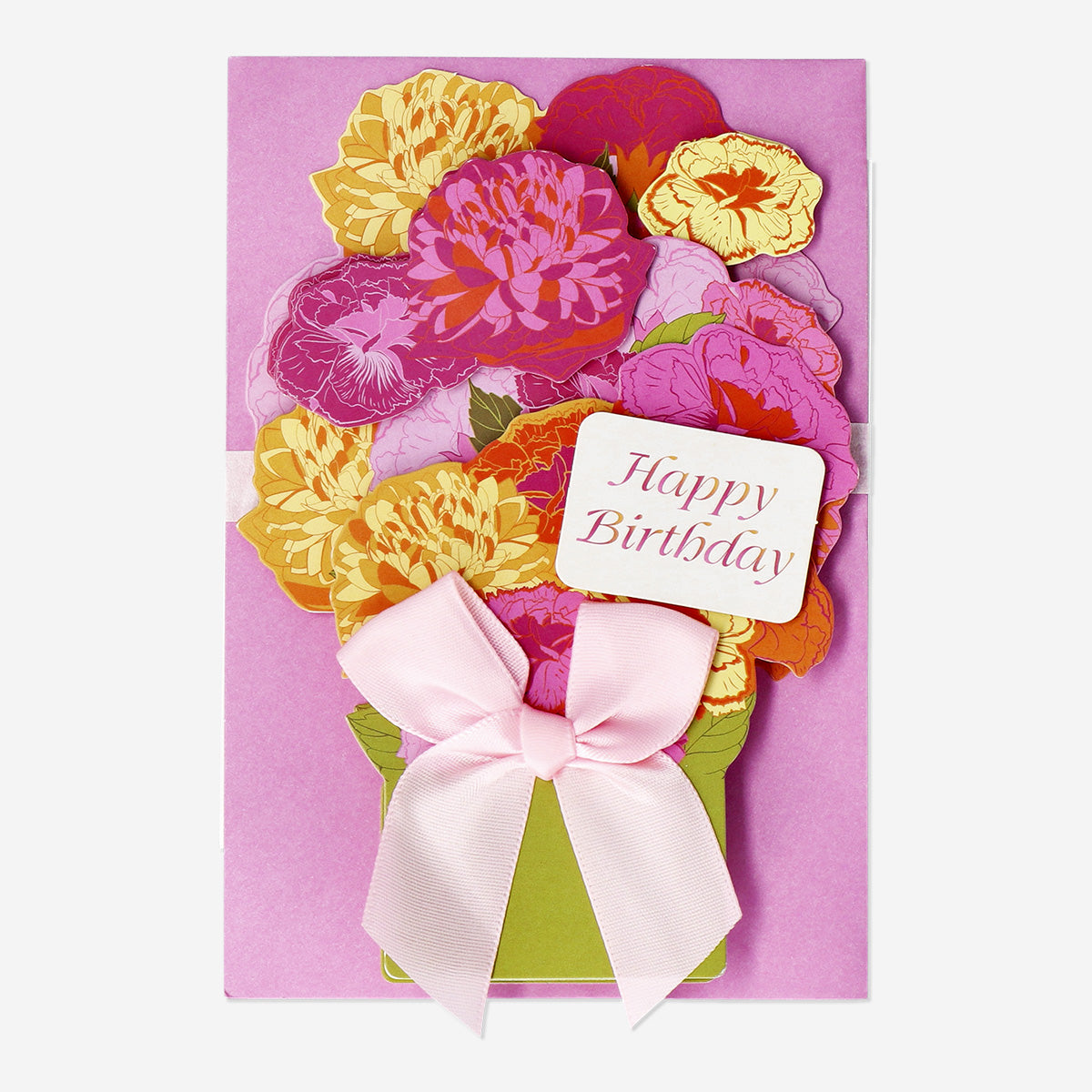 CARD W ENVELOPE FLOWER BUQUET