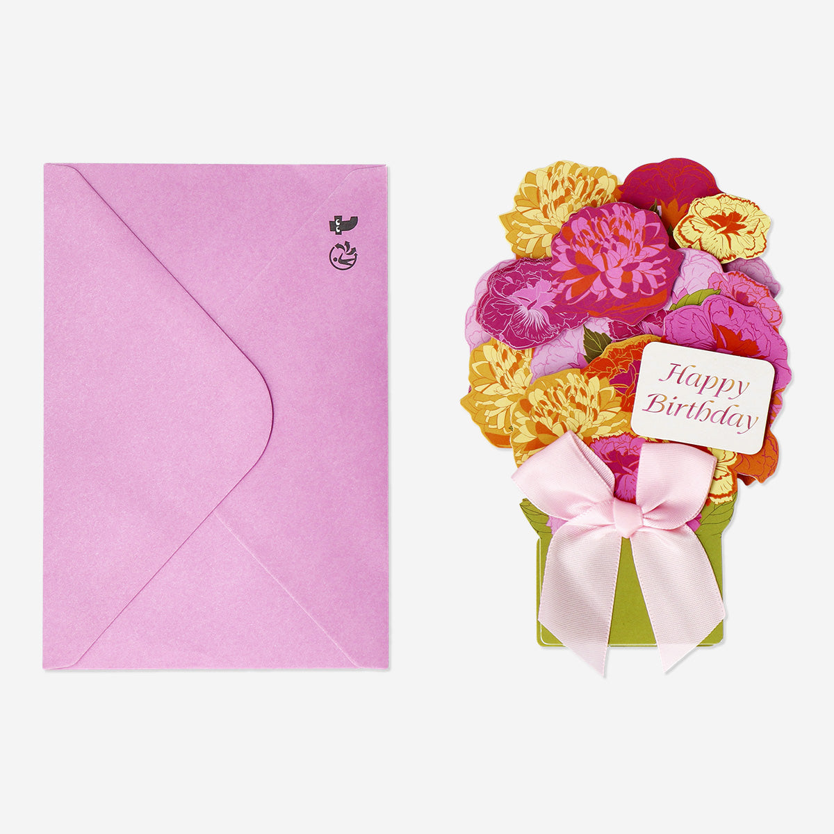 CARD W ENVELOPE FLOWER BUQUET