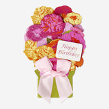 CARD W ENVELOPE FLOWER BUQUET