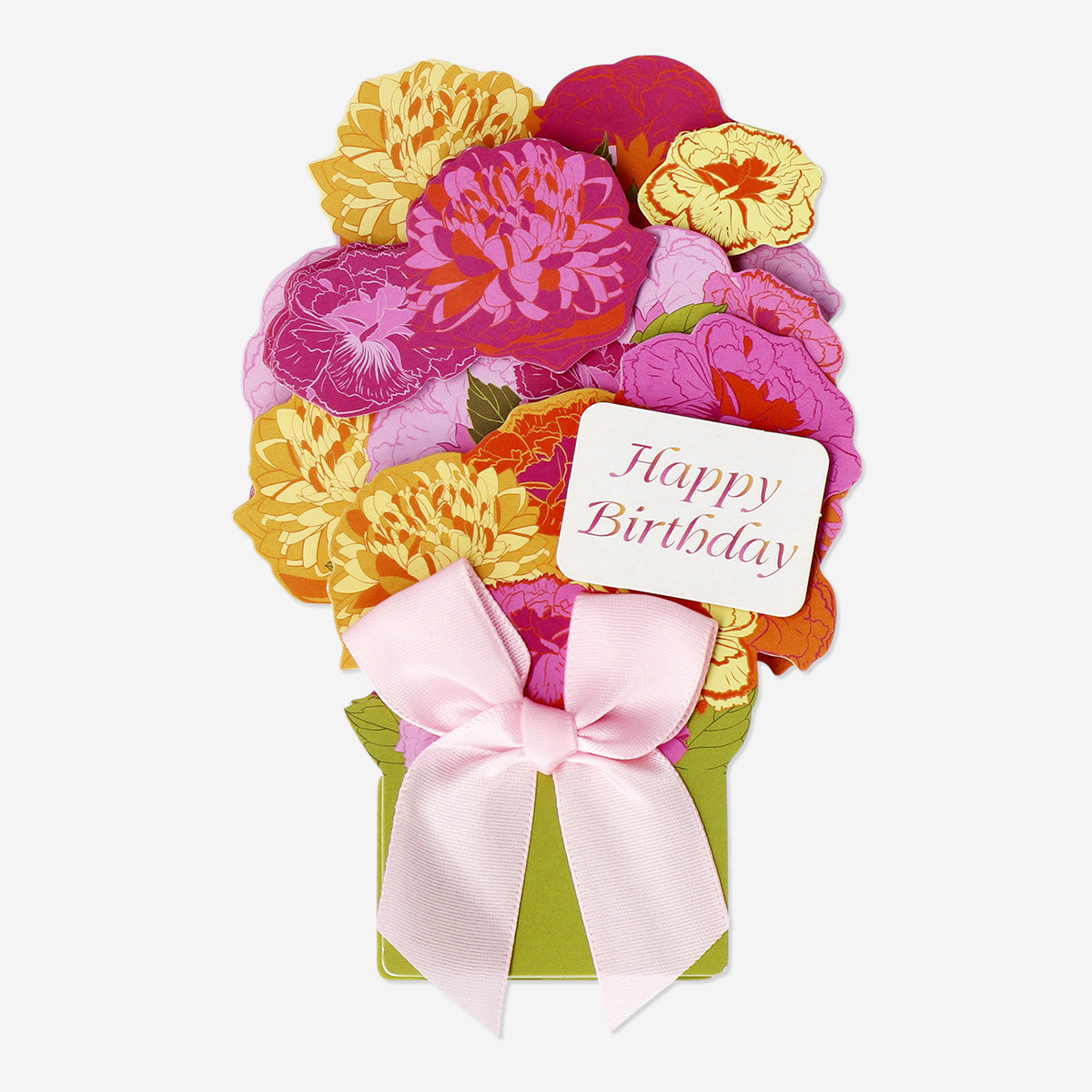 CARD W ENVELOPE FLOWER BUQUET