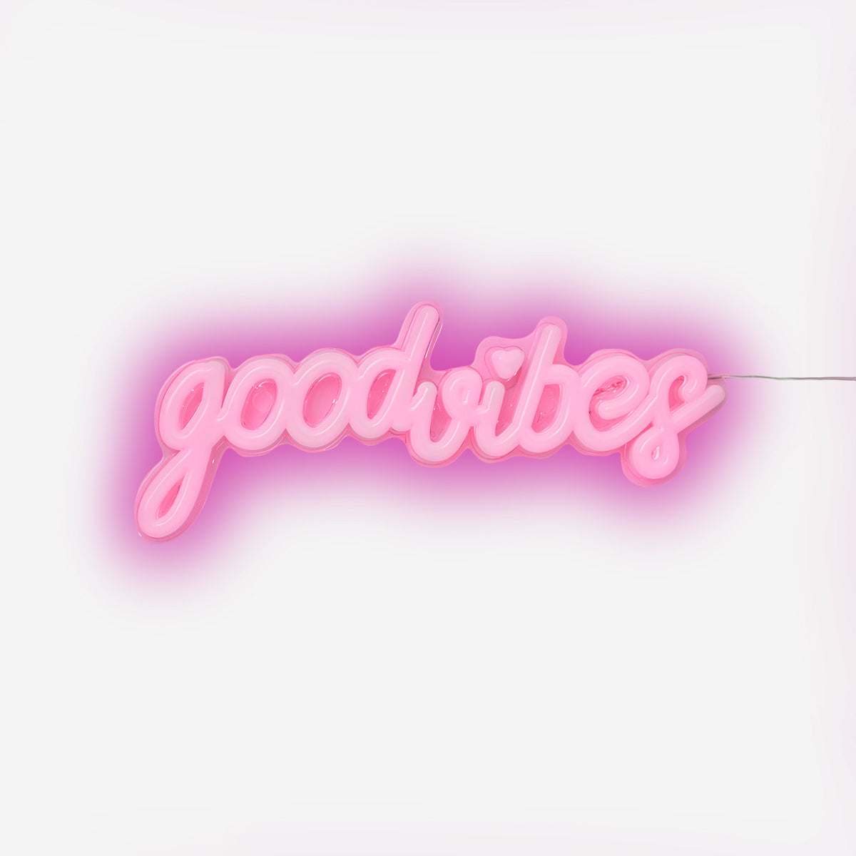 "Good Vibes" Yazılı Neon Lamba