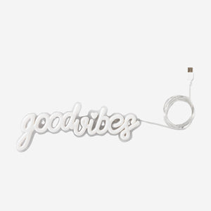 "Good Vibes" Yazılı Neon Lamba