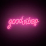 "Good Vibes" Yazılı Neon Lamba