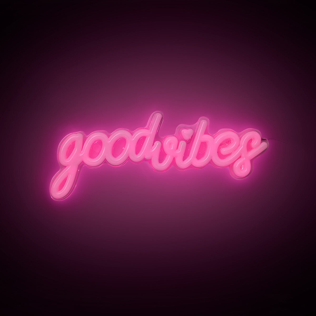 "Good Vibes" Yazılı Neon Lamba