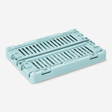 BOX FOLDABLE RECYCLED PP 15X10X5,5 CM MINT GREEN