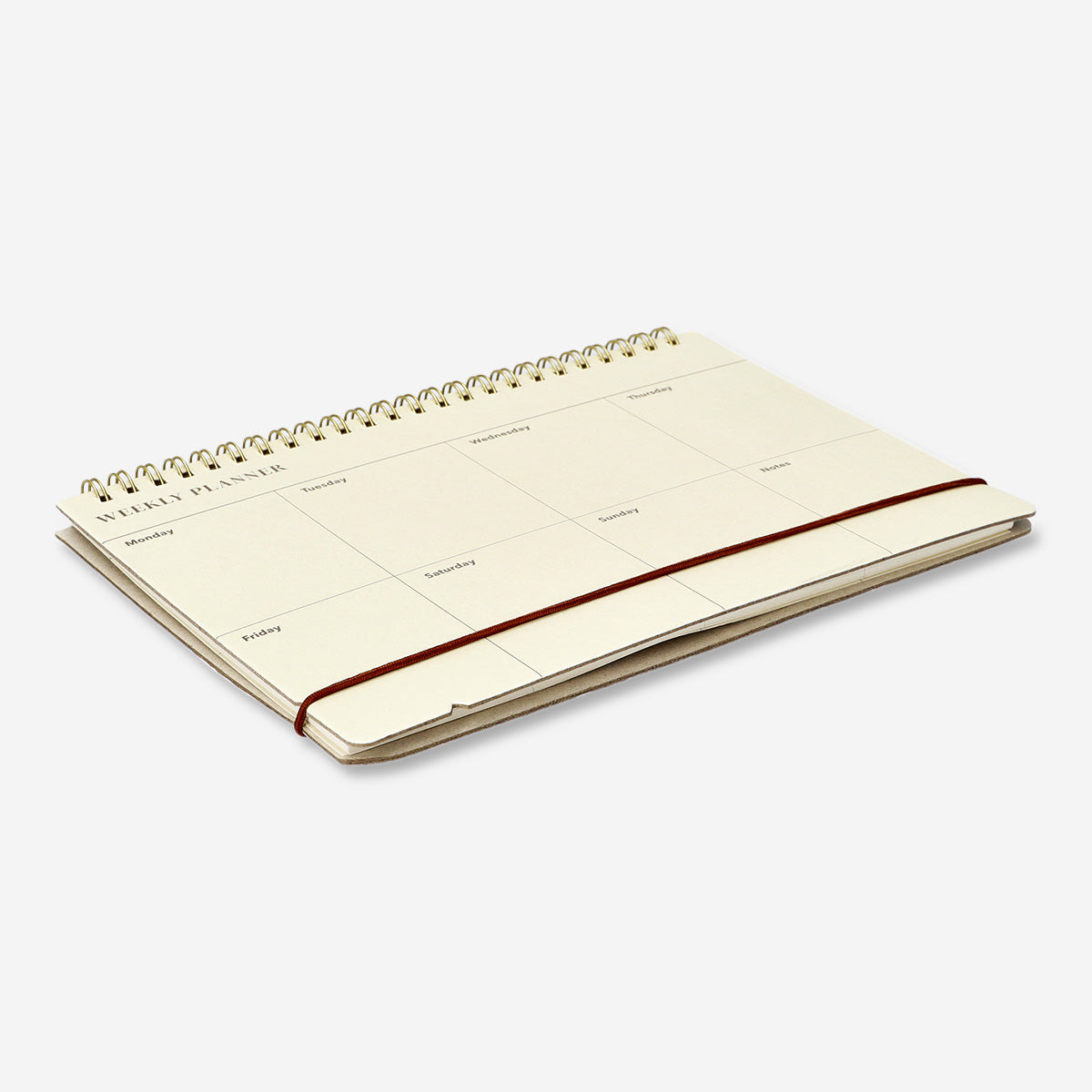 PLANNER WEEKLY FOR DESK W. SPIRALS EN