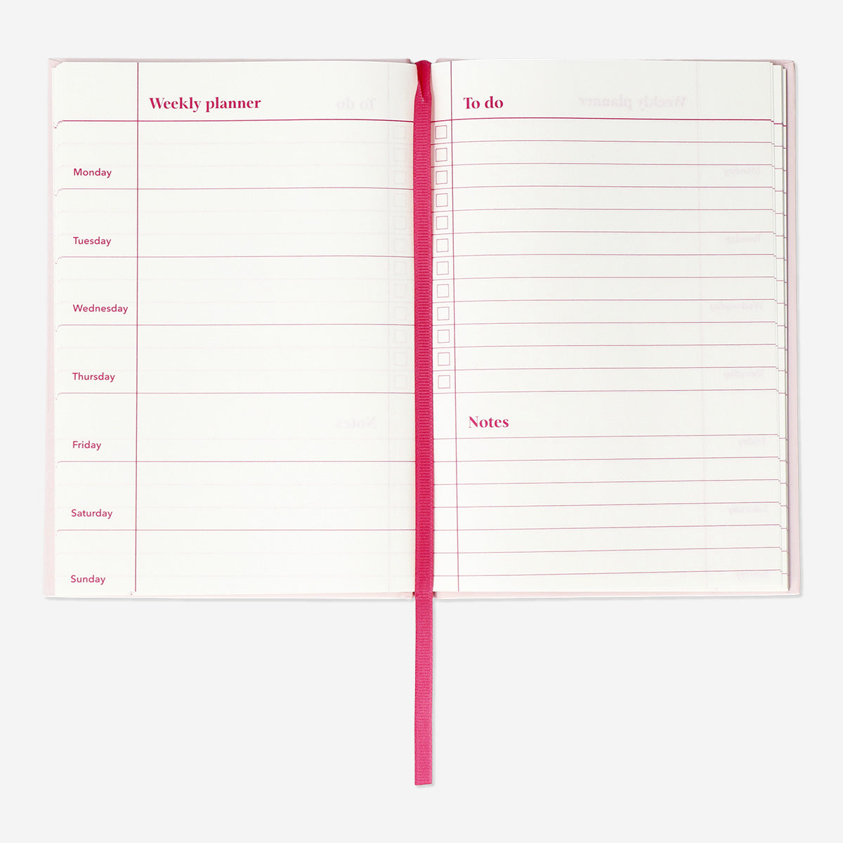 PLANNER WEEKLY NOTEBOOK EN