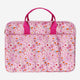 LAPTOP BAG 15''  FLOWERPRINT PINK