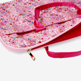 LAPTOP BAG 15''  FLOWERPRINT PINK