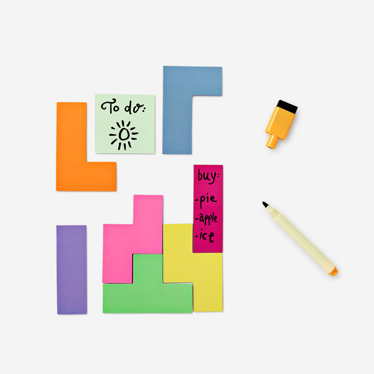 MAGNETIC STICKY NOTES W. PEN
