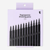 DRAWING PENS & CALLIGRAPHY PENS IN BOX 12 PCS
