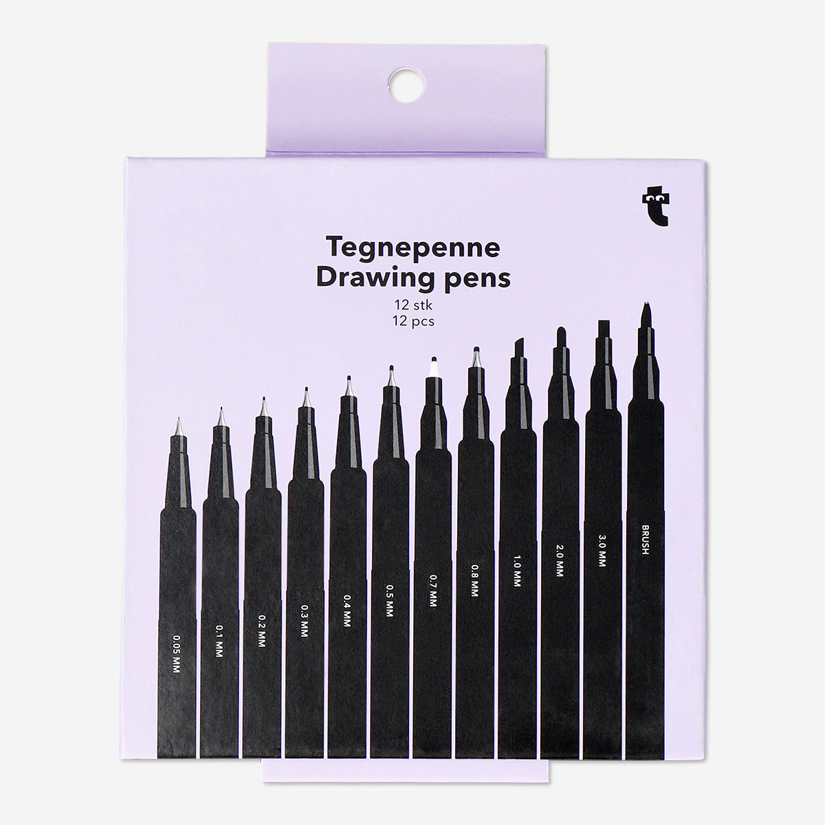 DRAWING PENS & CALLIGRAPHY PENS IN BOX 12 PCS