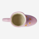 MUG W HANDLE SHAPED AS BOOT PINK COMBO MIX