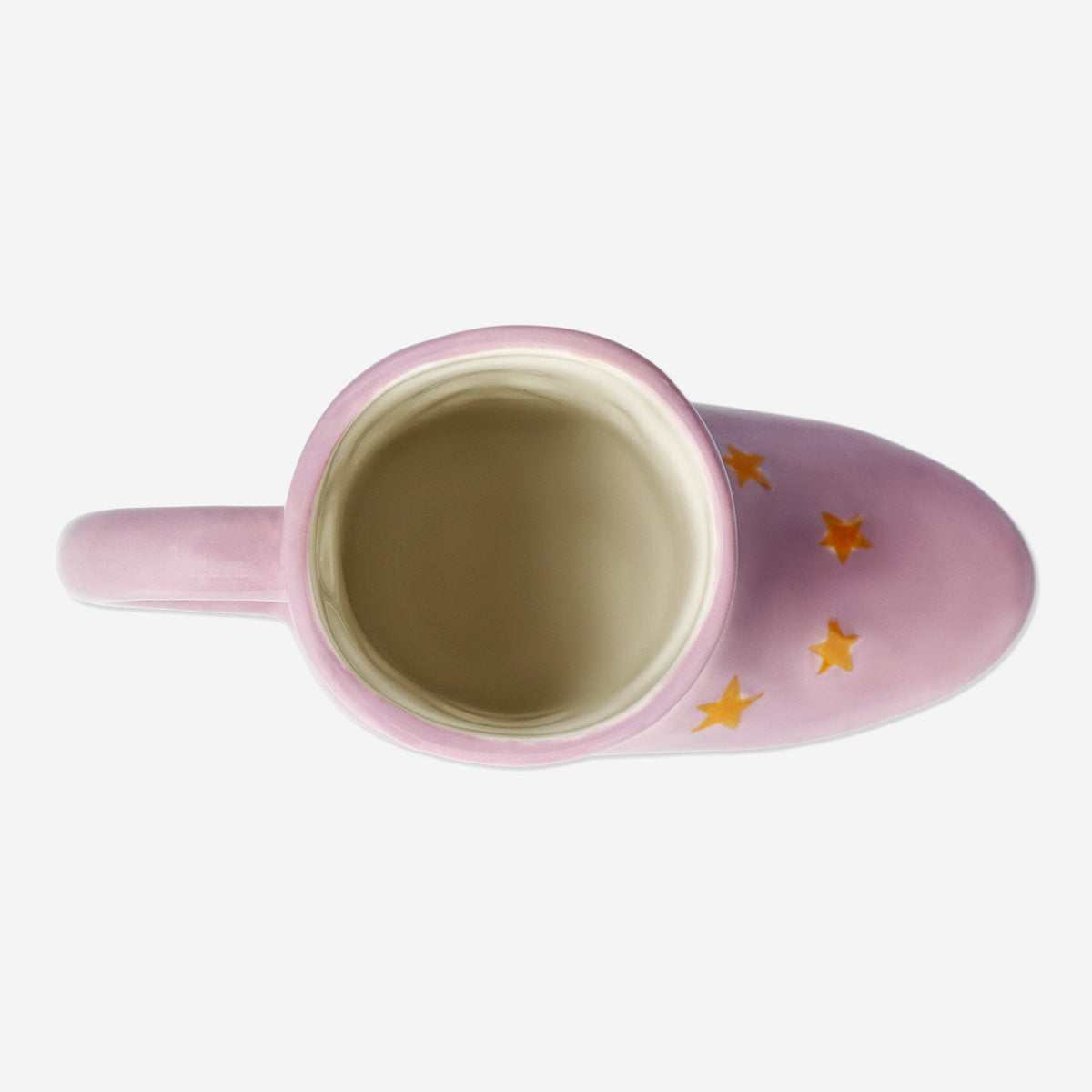 MUG W HANDLE SHAPED AS BOOT PINK COMBO MIX