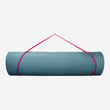 TRAINING MAT NBR 183X61X1CM GREEN W. STRAP