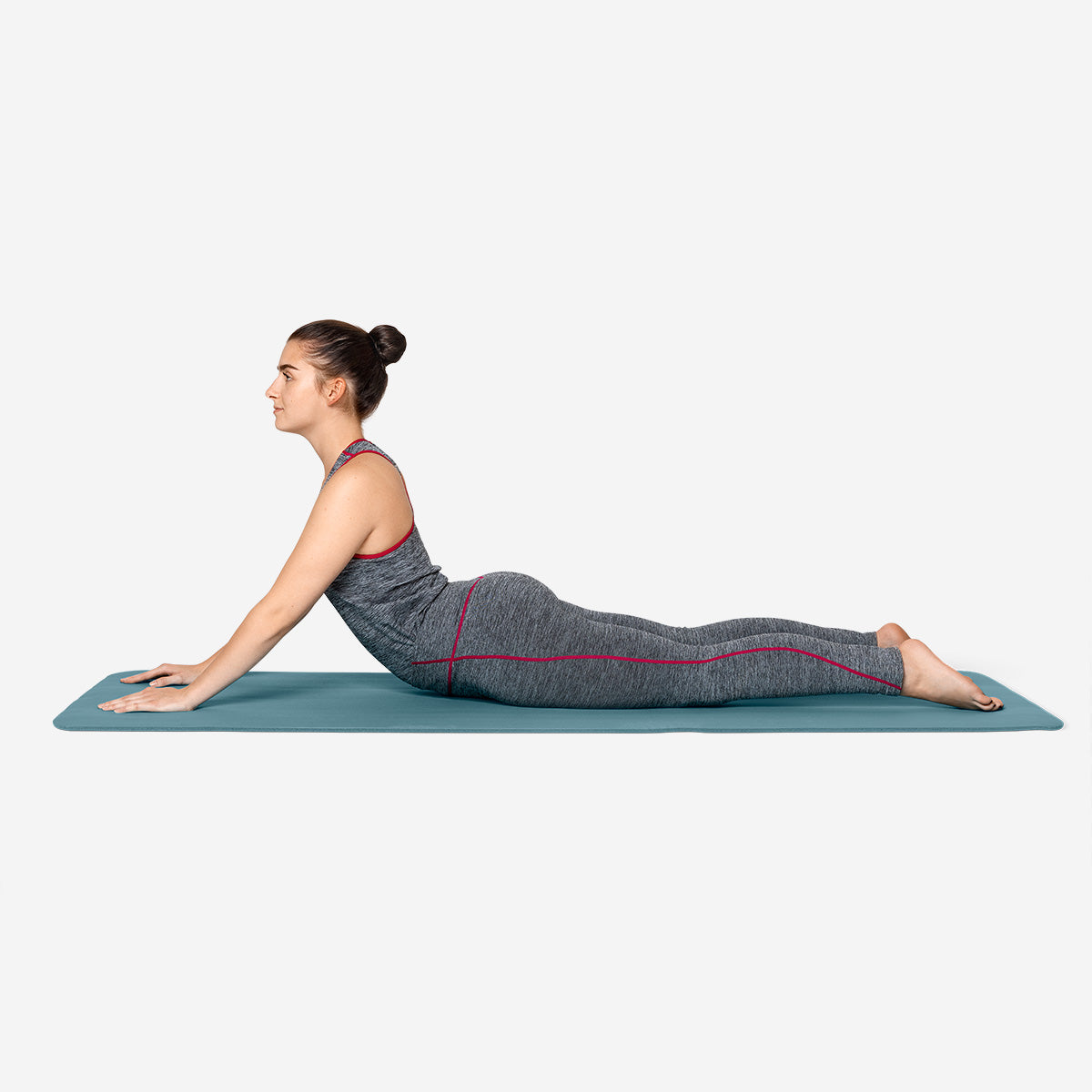 TRAINING MAT NBR 183X61X1CM GREEN W. STRAP