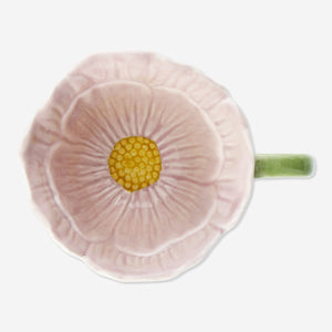 MUG SHAPE AS FLOWER WITH HANDLE PINK