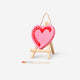 CANVAS HEART WITH EASEL MINI