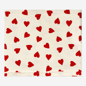 TABLE CLOTH COTTON 140X220 CM HEART DESIGN