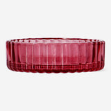TRAY GLASS FOR JEWELRY STACKABLE PINK