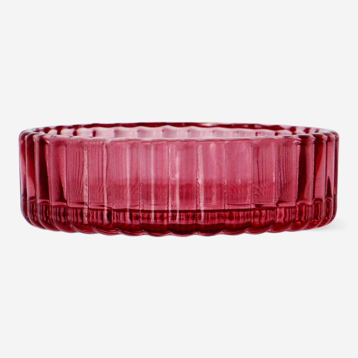 TRAY GLASS FOR JEWELRY STACKABLE PINK
