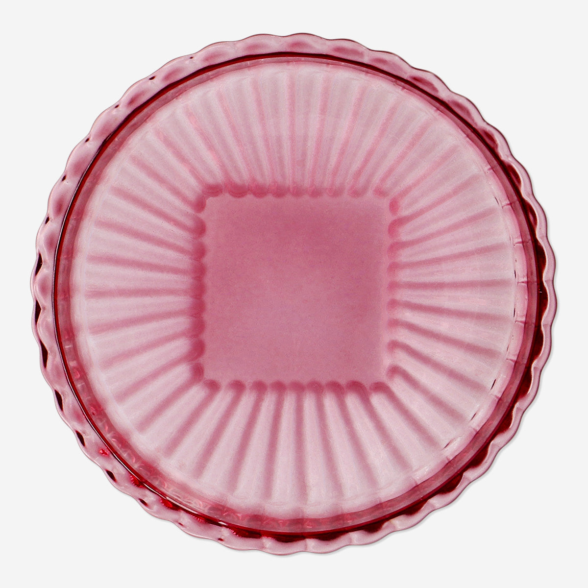 TRAY GLASS FOR JEWELRY STACKABLE PINK