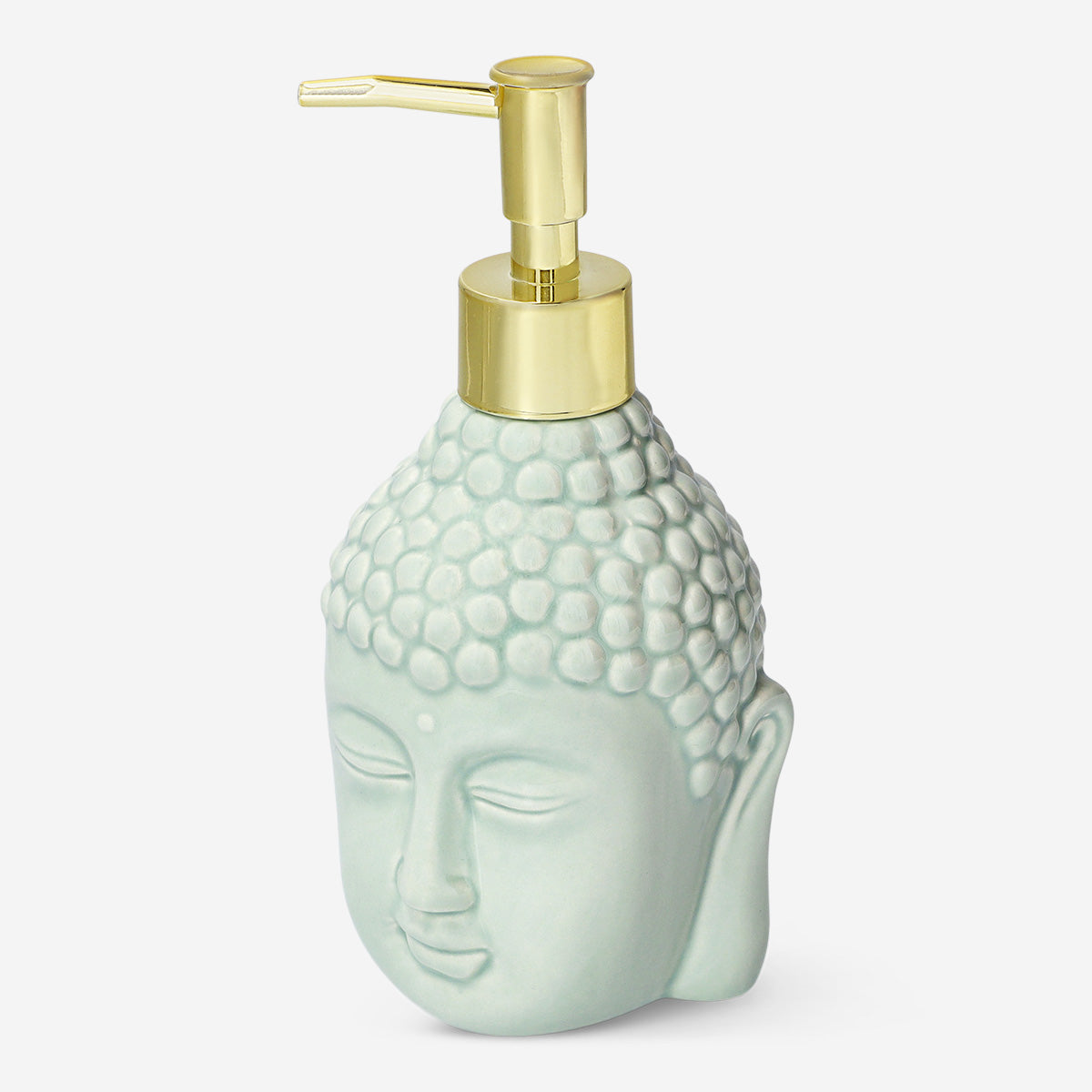 SOAP DISPENSER BUDDHA GREEN