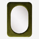 MIRROR WITH FABRIC FRAME