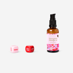 Gül Masaj Yağı 50 ml ve Zar Seti