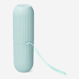 CASE FOR TRAVEL TOOTHBRUSH + TOOTHPASTE GREEN