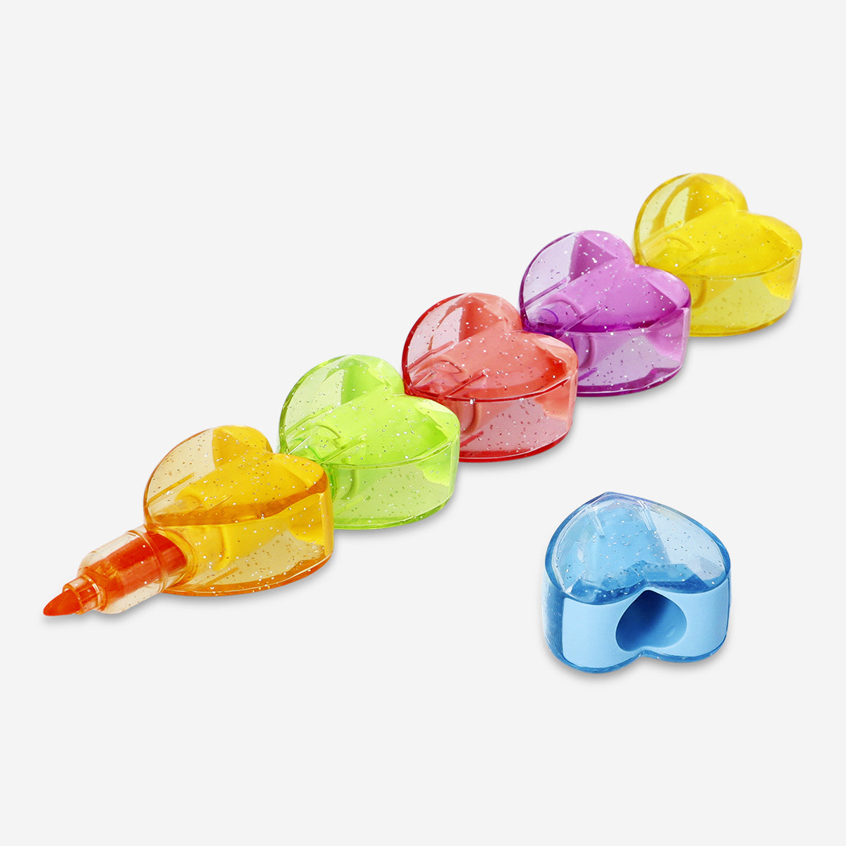 HIGHLIGHTERS STACKABLE HEARTS