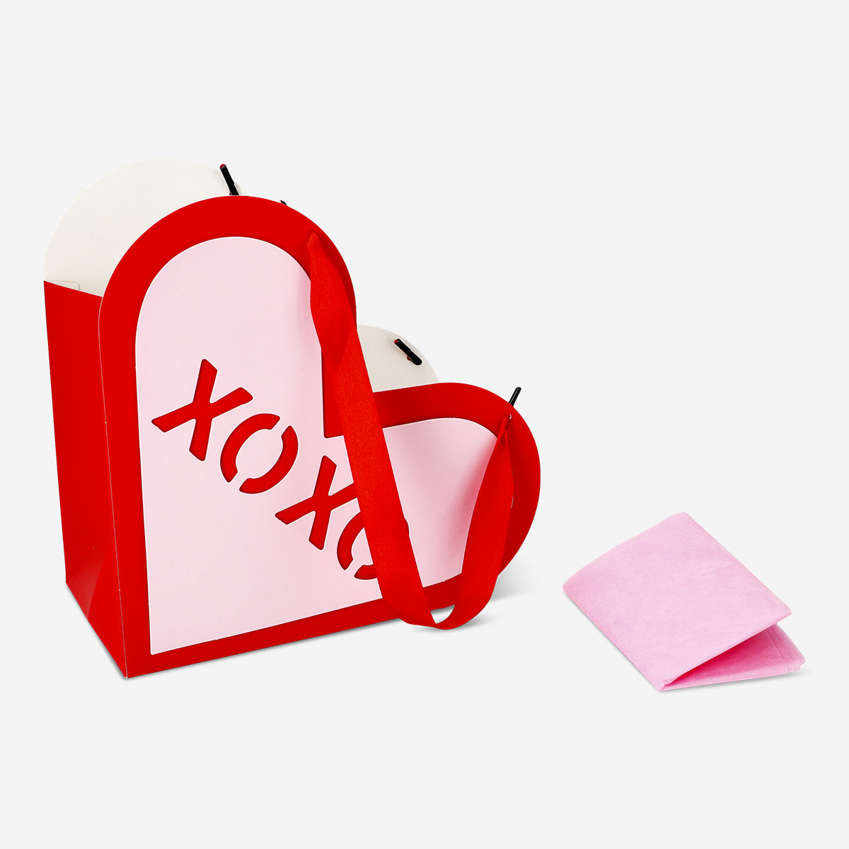 GIFT BAG SHAPED WITH TISSUE PAPER 19 X 23 X 10 CM