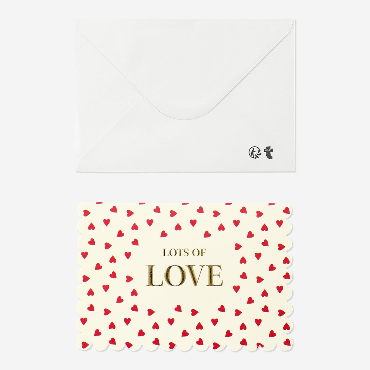 CARD W ENVELOPE HEARTS