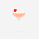GLASS DECORATION SILICONE SHAPED 6 PCS