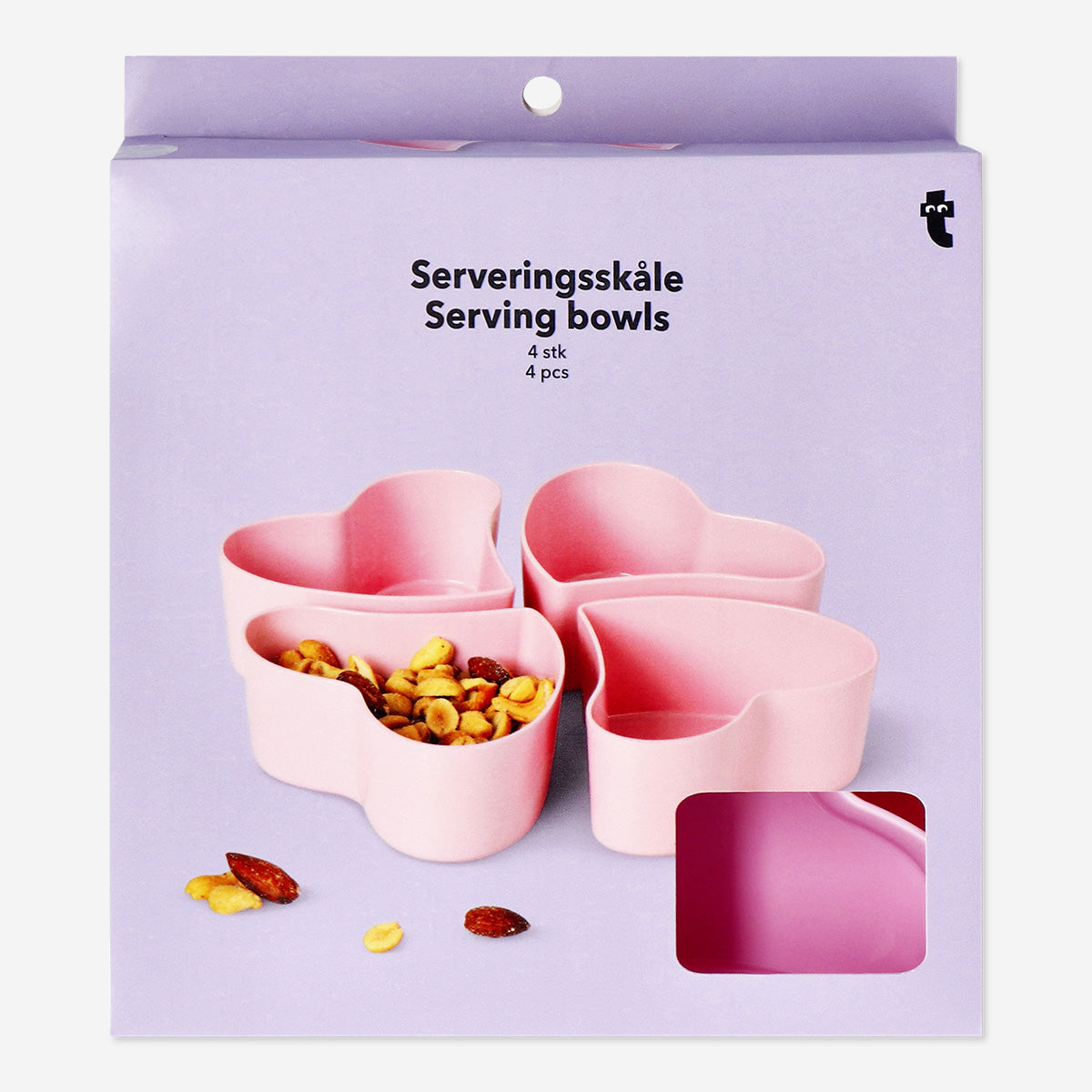 SERVING BOWLS REUSABLE 4 PCS