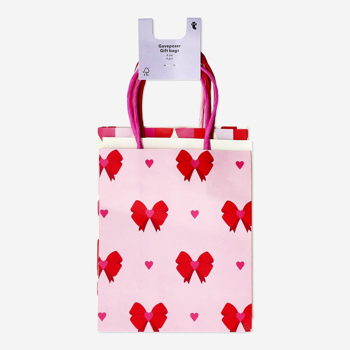 GIFT BAGS 15 X 18 CM 4 PCS