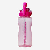 DRINKING BOTTLE GIANT SIZE WITH HANDLE TEXTS AND PINK COLORS
