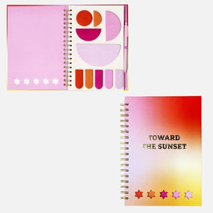 Stickerlı Spiralli B5 Defter