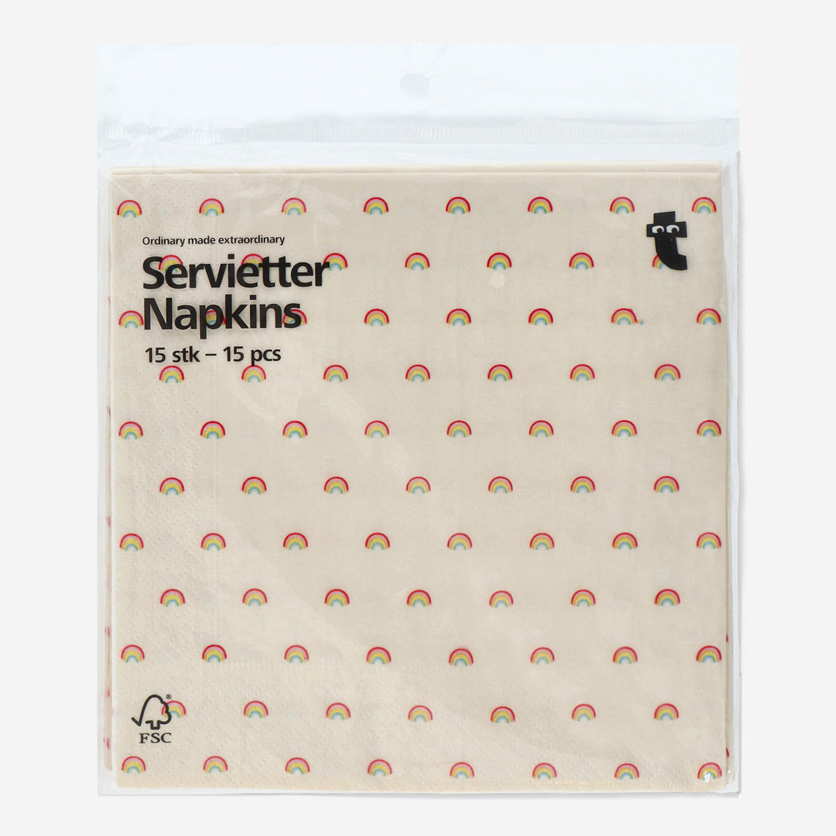 NAPKINS 3 LAYERS 15 PCS 16,5 X 16,5 CM