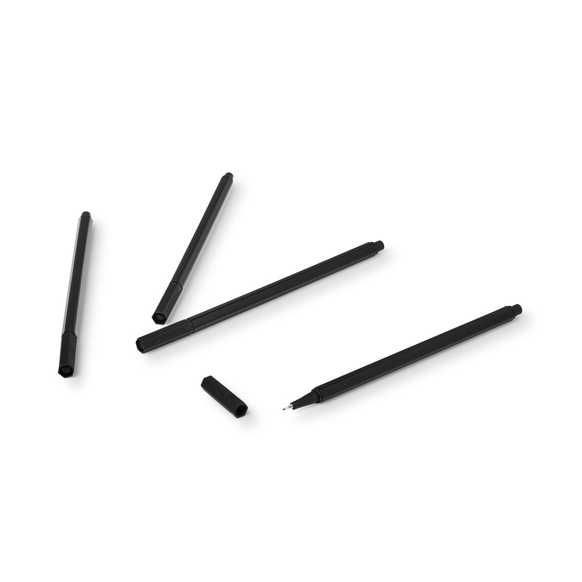 FELT PENS 4 PCS BLACK