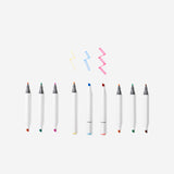 DUAL MARKERS THICK/THIN PASTEL 12PCS