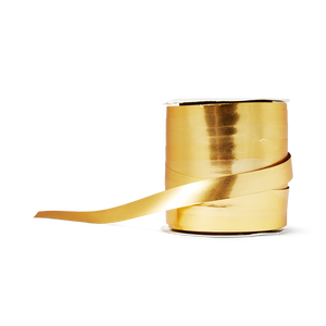 RIBBON MATT METALLIC GOLD 10MM 35M